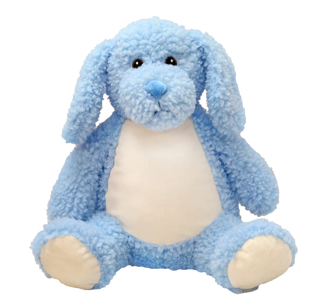 Fluffy Dog - Blue