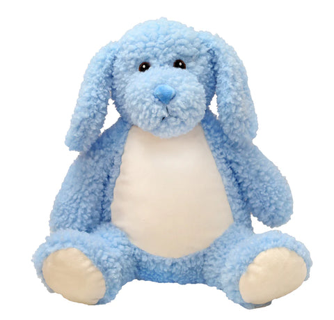 Fluffy Dog - Blue