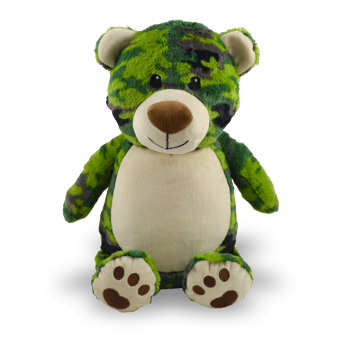 Green Camo Bear