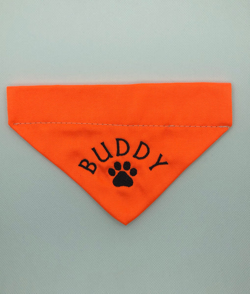 Dog Bandana - Bright Orange